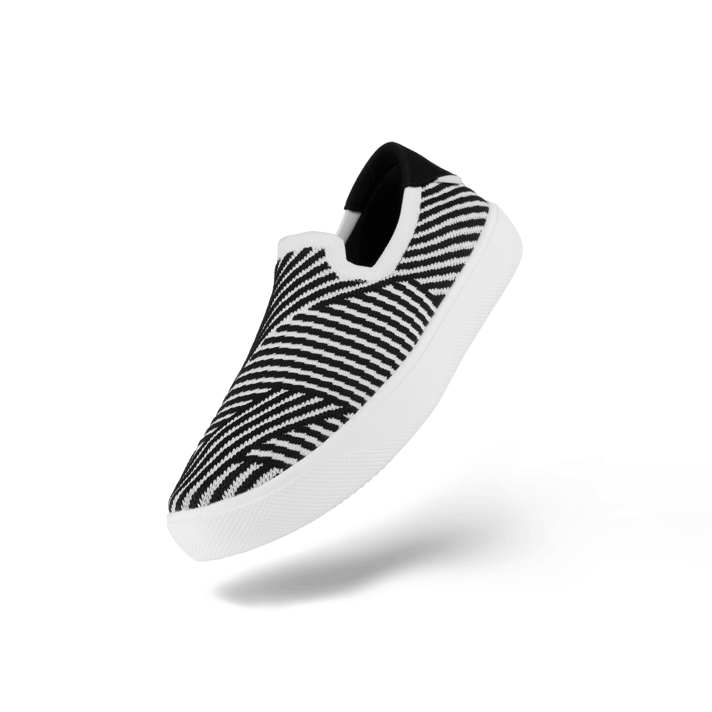 Men's Boardwalk Slip-On - White/Black Zigzag - Image 2